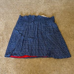 CAbi Blue Patterned Skirt